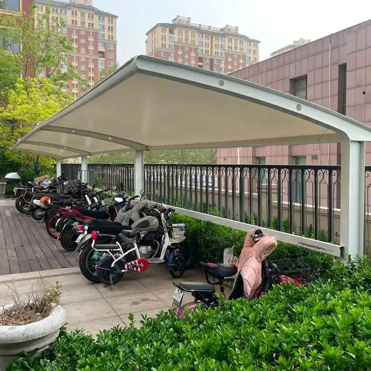 昭苏县膜结构电动车棚